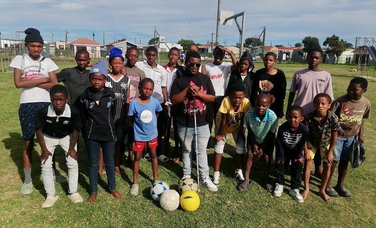 Blind soccer coach keeps Motherwell teens out of crime