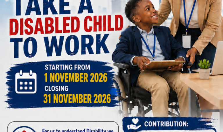 Nokusa launches ‘take a disabled child to work’ campaign this November